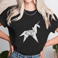 Design By Humans Origami Unicorn Graphic Unisex T-Shirt Gifts for Her