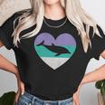 Dolphin Vintage Heart Unisex T-Shirt Gifts for Her