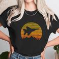 Eagle Jet Fighter Sunrise Vintage Retro Pilot Unisex T-Shirt Gifts for Her