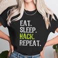 Eat Sleep Hack Security Funny Gift Unisex T-Shirt Gifts for Her