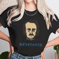 Edgar Allan Poe Nevermore Halloween Costume Graphic Unisex T-Shirt Gifts for Her