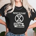 Extinction Rebellion In Green Rebel For Life Climate Change Unisex T-Shirt Gifts for Her