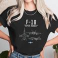 F18 Super Hornet Navy Fighter Attack Jet Unisex T-Shirt Gifts for Her