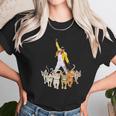 Freddie Mercury With Yellow Jacket And Cats Unisex T-Shirt Gifts for Her