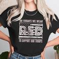 On Fridays We Wear Red To Support Our Troops Unisex T-Shirt Gifts for Her