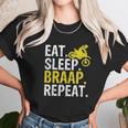 Funny Eat Sleep Braap Repeat Braap Dirt Bike Unisex T-Shirt Gifts for Her