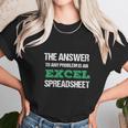 Funny Excel Spreadsheet Unisex T-Shirt Gifts for Her