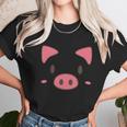 Funny Halloween Cute Piggy Face Halloween Costume Unisex T-Shirt Gifts for Her