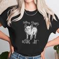 Funny Pit Gift Getting Piggy With It Party Farm Parody Unisex T-Shirt Gifts for Her