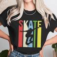 Funny Retro Skate Logo Unisex T-Shirt Gifts for Her