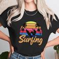 Funny Retro Surfing Logo Unisex T-Shirt Gifts for Her