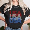 Funny Retro Usa Logo Unisex T-Shirt Gifts for Her