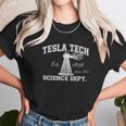 Funny Threads Outlet Tesla Tech Basic Unisex T-Shirt Gifts for Her