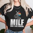 Funny Vintage Milf Man I Love Farming Unisex T-Shirt Gifts for Her