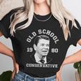 Funny Vintage Ronald Reagan Old School Conservative Unisex T-Shirt Gifts for Her