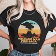 Funny Vintage Volcano Man Fire Saga Eurovision Song Contest Unisex T-Shirt Gifts for Her