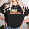 Gina Gift Name Personalized Retro Vintage 80S 90S Birthday Unisex T-Shirt Gifts for Her