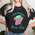 I Give The Best Blow Jobs Funny Hairstylist Hairdresser Unisex T-Shirt Gifts for Her