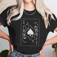 Goth Punk Ace Of Spades Card Shark Gambler Skeleton Unisex T-Shirt Gifts for Her