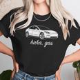 Haha Gas Tesla Model 3 Elon Musk Graphic White Funny Unisex T-Shirt Gifts for Her