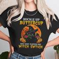 Halloween Cat Buckle Up Buttercup You Just Flipped Unisex T-Shirt Gifts for Her