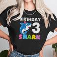 Happy 3Rd Birthday To Baby Shark With Wonderful Things Unisex T-Shirt Gifts for Her