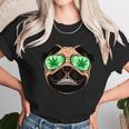 High Off Weed Smiling Pug Unisex T-Shirt Gifts for Her