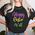 Hoppy Happy Easter Yall Southern Unisex T-Shirt Gifts for Her