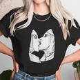 Hot Lesbian Kiss Nun Bondage Satanic Bdsm Unisex T-Shirt Gifts for Her