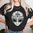 Illuminati Alien Occult Mason All Seeing Eye Unisex T-Shirt Gifts for Her