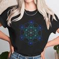 Intricate Detailed Metatrons Cube Sacred Geometry Unisex T-Shirt Gifts for Her