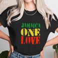 Jamaica One Love Unisex Great Gift Rasta Colors Reggae Unisex T-Shirt Gifts for Her