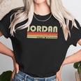 Jordan Surname Funny Retro Vintage 80S 90S Reunion Unisex T-Shirt Gifts for Her