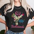 Just A Girl Who Loves Taekwondo Unicorn Tae Kwon Do Gift Graphic Design Printed Casual Daily Basic Unisex T-Shirt Gifts for Her