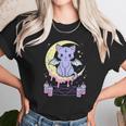 Kawaii Pastel Goth Cute Creepy Black Cat Unisex T-Shirt Gifts for Her