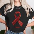 Kawasaki Disease Awareness Ribbon With Words Graphic Design Printed Casual Daily Basic Unisex T-Shirt Gifts for Her