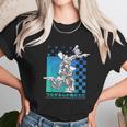 Kingdom Hearts Sora Donald Goofy Kanji Checkerboard Unisex T-Shirt Gifts for Her