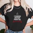 I Learned History From The Assassins Funny Video Game Shirt Unisex T-Shirt Gifts for Her