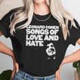 Leonard Cohen - Songs Of Love And Hate Shirt Unisex T-Shirt Gifts for Her