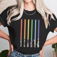 Lgbt Light Sword Pride Saber Ally Lgbtq Graphic Design Printed Casual Daily Basic Unisex T-Shirt Gifts for Her