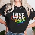 Lgbtq Love Wins Logo For Pride Month Funny Gift Unisex T-Shirt Gifts for Her