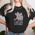 I Love Baby Elephants Funny Cute Chibi Elephant Gift Unisex T-Shirt Gifts for Her