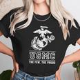 Lucky Ride Marines Usmc The Few The Proud White Emblem F And B Unisex T-Shirt Gifts for Her