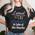 Lured To Lake Of The Ozarks Fishing Fisherman Unisex T-Shirt Gifts for Her