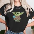 The Mandalorian The Child Grogu Blue Macaron Unisex T-Shirt Gifts for Her