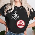 Mens Mason Royal Arch Split Masonic York Rite Black Unisex T-Shirt Gifts for Her