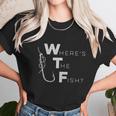 Mens Wtf Wheres The Fish Shirt - Funny Fishing T-Shirt Unisex T-Shirt Gifts for Her