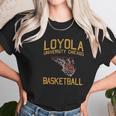 Ncaa Faded Retro Basketball Team Color Unisex T-Shirt Gifts for Her