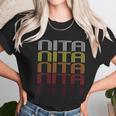 Nita Retro Wordmark Pattern Vintage Style Unisex T-Shirt Gifts for Her