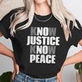 No Justice No Peace T-Shirts Unisex T-Shirt Gifts for Her